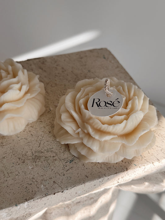 Peony candle